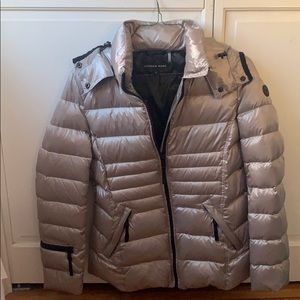 Andrew Marc Puffer Jacket in Metallic